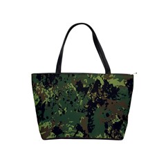 Military Background Grunge Classic Shoulder Handbag