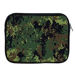 Military Background Grunge Apple iPad 2/3/4 Zipper Cases