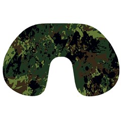 Military Background Grunge Travel Neck Pillow