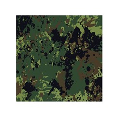 Military Background Grunge Square Satin Scarf (30  x 30 )