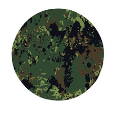 Military Background Grunge Mini Round Pill Box (Pack of 5)