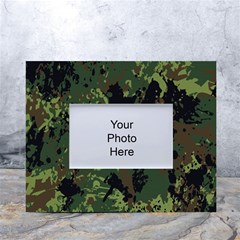 Military Background Grunge White Tabletop Photo Frame 4 x6 