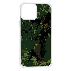 Military Background Grunge iPhone 13 Pro Max TPU UV Print Case