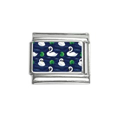 Swan Pattern Elegant Design Italian Charm (9mm) by pakminggu