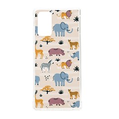 Wild Animals Seamless Pattern Samsung Galaxy Note 20 Tpu Uv Case by pakminggu