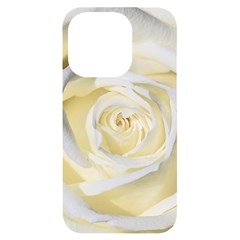 White Roses Flowers Plant Romance Blossom Bloom Nature Flora Petals Iphone 14 Pro Black Uv Print Case by pakminggu