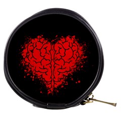 Heart Brain Mind Psychology Doubt Mini Makeup Bag by pakminggu