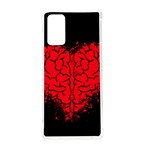 Heart Brain Mind Psychology Doubt Samsung Galaxy Note 20 TPU UV Case Front