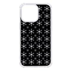 Snowflakes Background Pattern Iphone 13 Pro Tpu Uv Print Case by pakminggu