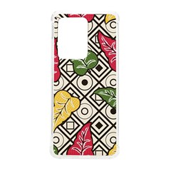 Leaves Foliage Batik Seamless Samsung Galaxy S20 Ultra 6 9 Inch Tpu Uv Case by pakminggu