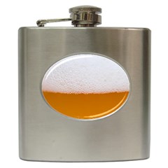 Beer Foam Bubbles Alcohol Glass Hip Flask (6 Oz) by pakminggu