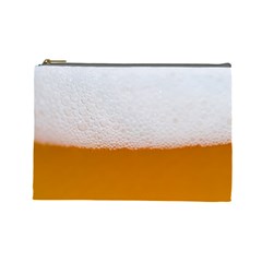 Beer Foam Bubbles Alcohol Glass Cosmetic Bag (large) by pakminggu