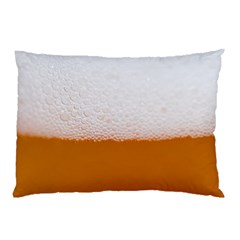 Beer Foam Bubbles Alcohol Glass Pillow Case (two Sides) by pakminggu