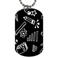 Knowledge Drawing Education Science Dog Tag (two Sides) by pakminggu