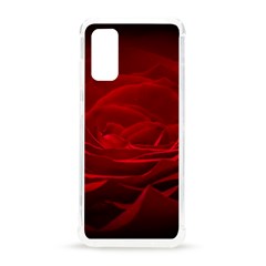 Rose Red Rose Red Flower Petals Waves Glow Samsung Galaxy S20 6 2 Inch Tpu Uv Case by pakminggu