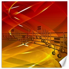 Music Notes Melody Note Sound Canvas 16  X 16 
