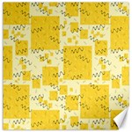 Party Confetti Yellow Squares Canvas 16  x 16  15.2 x15.41  Canvas - 1