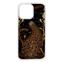 Peacock Plumage Bird  Pattern Graceful Iphone 14 Pro Max Tpu Uv Print Case