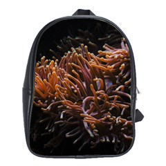 Sea Anemone Coral Underwater Ocean Sea Water School Bag (large) by pakminggu