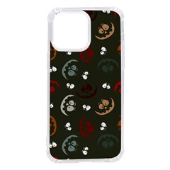 Art Halloween Pattern Creepy Design Digital Papers Iphone 14 Pro Max Tpu Uv Print Case by pakminggu