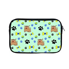 Dog Pattern Seamless Blue Background Scrapbooking Apple Macbook Pro 13  Zipper Case by pakminggu