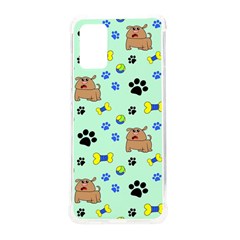 Dog Pattern Seamless Blue Background Scrapbooking Samsung Galaxy S20plus 6 7 Inch Tpu Uv Case by pakminggu