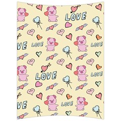 Pig Animal Love Romance Seamless Texture Pattern Back Support Cushion