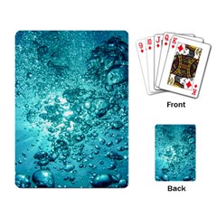 Nature Wallpaper Bubbles Water Bubbly Playing Cards Single Design (rectangle) by pakminggu