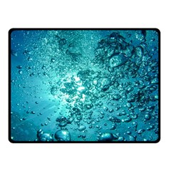 Nature Wallpaper Bubbles Water Bubbly Two Sides Fleece Blanket (small) by pakminggu