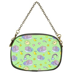 Elephant Sleeping Elephants Background Chain Purse (one Side) by pakminggu