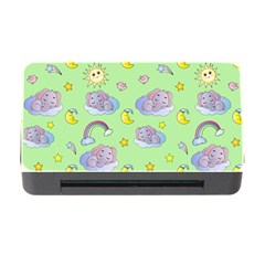 Elephant Sleeping Elephants Background Memory Card Reader With Cf by pakminggu