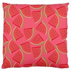 Watermelon Background Watermelon Wallpaper Large Cushion Case (two Sides) by pakminggu