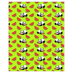 Watermelon Panda Background Wallpaper Drawstring Bag (small) by pakminggu