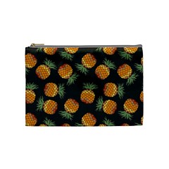 Pineapple Background Pineapple Pattern Cosmetic Bag (medium) by pakminggu