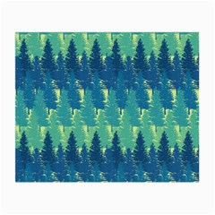 Christmas Trees Pattern Digital Paper Seamless Small Glasses Cloth (2 Sides) by pakminggu