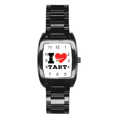 I Love Tart Stainless Steel Barrel Watch by ilovewhateva