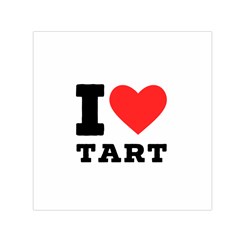 I Love Tart Square Satin Scarf (30  X 30 ) by ilovewhateva