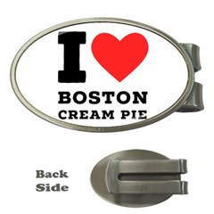 I Love Boston Cream Pie Money Clips (oval)  by ilovewhateva