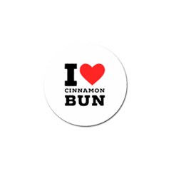 I Love Cinnamon Bun Golf Ball Marker (10 Pack) by ilovewhateva