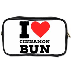 I Love Cinnamon Bun Toiletries Bag (one Side) by ilovewhateva