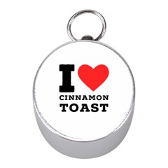 I Love Cinnamon Toast Mini Silver Compasses by ilovewhateva