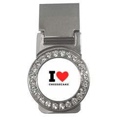 I Love Cheesecake Money Clips (cz)  by ilovewhateva