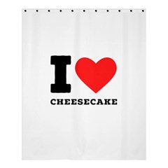 I love cheesecake Shower Curtain 60  x 72  (Medium) 