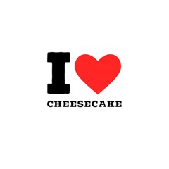 I Love Cheesecake Play Mat (square) by ilovewhateva