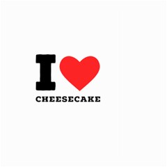 I love cheesecake Large Garden Flag (Two Sides)