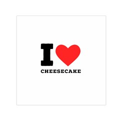 I love cheesecake Square Satin Scarf (30  x 30 )