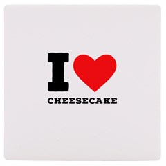 I love cheesecake UV Print Square Tile Coaster 
