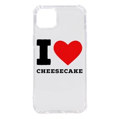 I love cheesecake iPhone 14 Plus TPU UV Print Case