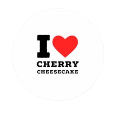 I Love Cherry Cheesecake Mini Round Pill Box (pack Of 5) by ilovewhateva