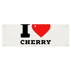 I Love Cherry Cheesecake Banner And Sign 6  X 2  by ilovewhateva